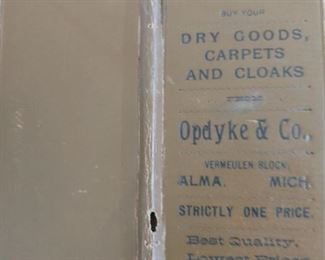 Antique Dry Goods note book