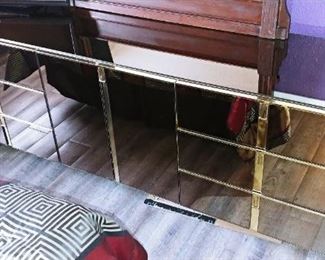 Mid Century Mirrored Dresser