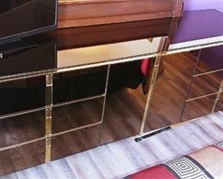 Mid Century Mirrored Dresser