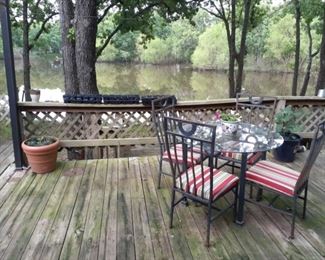 Patio table and chairs 