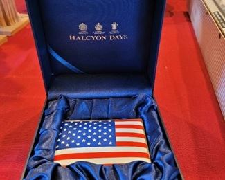 Enameled presentation box by Halcyon Days