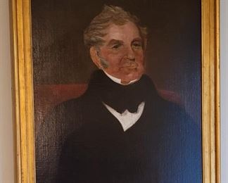Circa 1840 oli portrait
