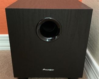 54" Samsung, Pioneer Sound Bar w Subwoofer