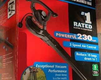 Toro Electric Blower Vac