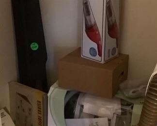 A few of the items in the closet.