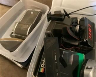 Some of the collectible cameras.