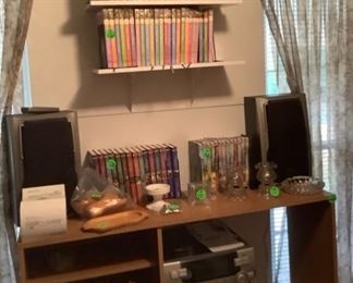 A few of the books available.