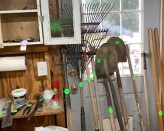 Yard tools.