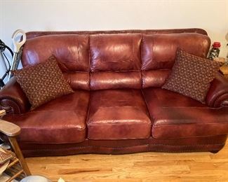 Leather couch