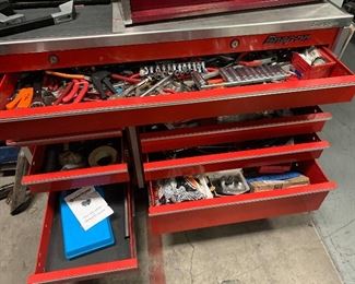 SnapOn tool box with tools.