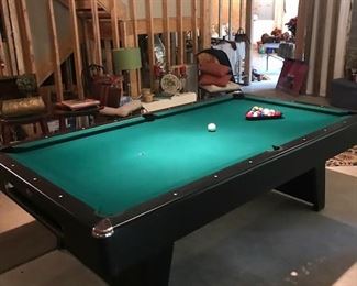 Olio Pool Table and all Accessories $650