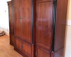Armoire and 2 Side Cabinets