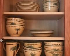 Portion of a 44-Piece Set of "Palms" Dishware - $170 for all