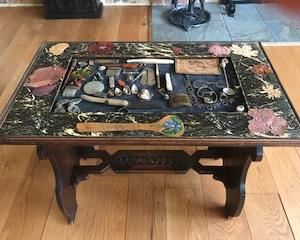 Top View of Trestle Table