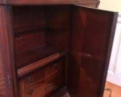 Center of Cabinet - Shelf on top and 3 drawers on bottom