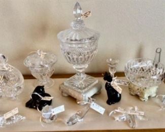 Baccarat Crystal Figurines, Waterford Crystal
