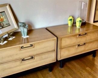 American of Martinsville Furniture Mid-Century             2-Drawer Chests. Price is $160.00 Each