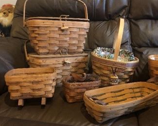 Vintage Longaberger baskets