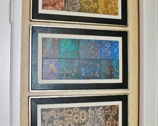 Three Orig. Mid-Century Abstracts by Jan Hoowij, Listed