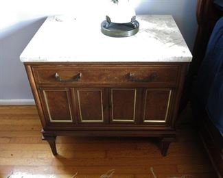 Lane Marble Top Side Table