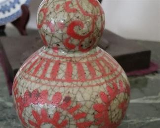 Antique Crackle-Glaze Jar - SOLD