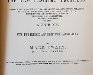 "Innocents Abroad" Mark Twain, 1892
