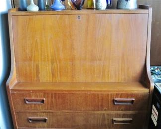 Mid-Century Danish Fall Front Desk  - SOLD!