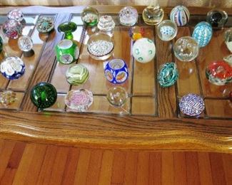 Glass Paperweight Collection