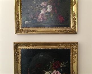 Two Antique Still Life Paintings 