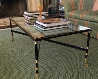 Glamorous Glass Top Coffee Table 
