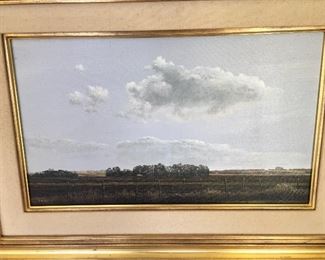 Argentine Listed Artist “Jorge Frasca” Landscape Oil on Canvas 