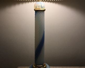 Vintage Marbro Hand Blown Glass Lamp