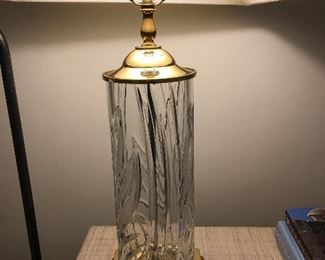 Waterford Crystal Style Table Lamp