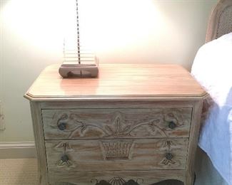 Cerused Oak End Tables