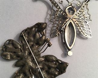 Back of Giorgio Armani Brooches 