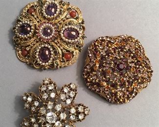 Vintage Lee Angel Brooches 