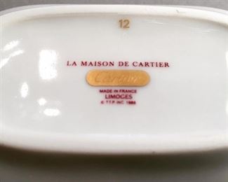 Back of One Cartier Ashtray 