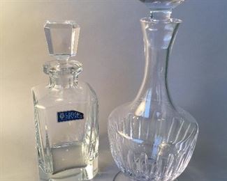 Sevres Crystal Decanters, Made in France