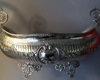 Monumental Hazorfim Sterling Silver 925 Fruit Bowl/Basket