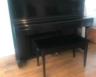 $700 -- Vintage Belton upright piano.  Needs tuning.  Case in excellent condition.  Quality tone.  Length 58" x depth 26" x height 50".  