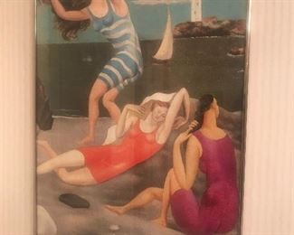 $60 -- Musee Picasso framed poster.  Excellent condition.  24"x16".  