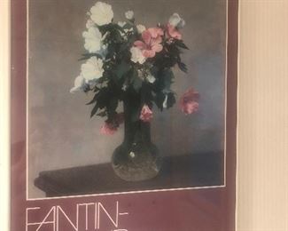 $45 -- Fantin-Latour framed Norton Simon poster.  28"x21".  Excellent condition.  