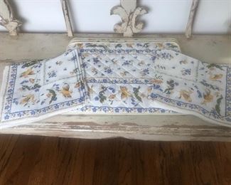 $35 -- Set of four placemats and eight napkins.  Unused and brand new, Provencal fabric from Italy.  