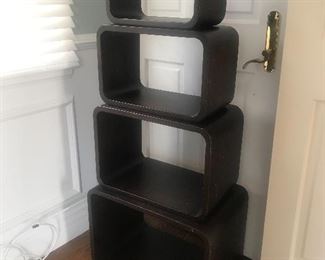 $75 -- Modern modular nesting cubes (will fit inside each other).  Some overall wear.  Largest dimensions:  21"x14"
