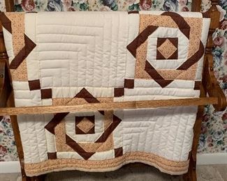	#71	brown/white quilt	 $75.00 		