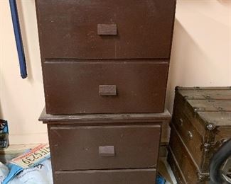 #34	Wooden cabinet with 4 drawers 24"x18"x48"	 $40.00 
