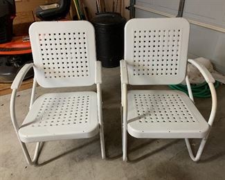 #49	Springy patio chair 2@$30 each
