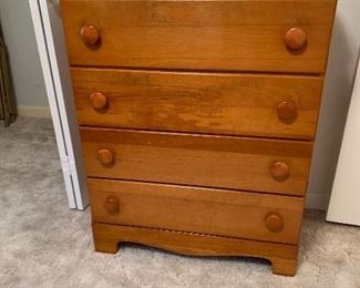 #11	Maple chest of drawers with 4 drawers 30"x16"x36"	 $40.00 
