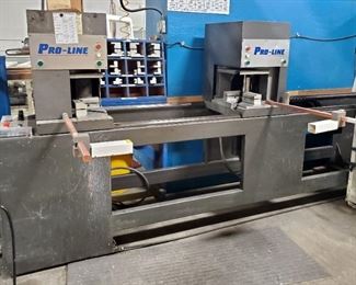 Pro-Line 120" Vinyl Corner Welder, Model TH21, Bidder Responsible For Proper Disconnection And Removal, 220 Volt, 63" x 12' x 28", Includes Stage Templates