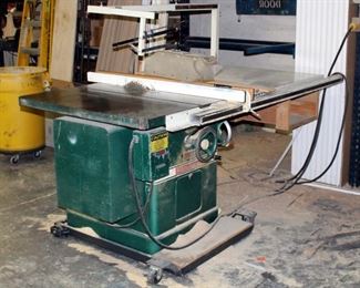 Powermatic Table Saw, T-Square Blade Guard System, 35.75" x 38" x 84"